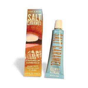 Shay & Blue Salt Carmel Lip and Cheek Tint Flavored Lip Balm NEW!!